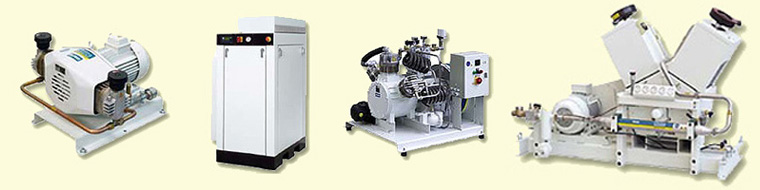 gamma completa compressori ad aria oil-less